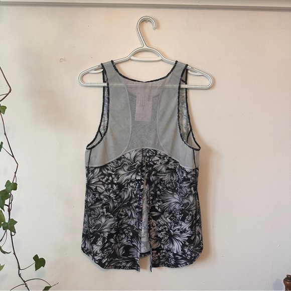 Lululemon Sculpt Tank Tie Back in Night Garden Ice Grey - Picture 6 of 8
